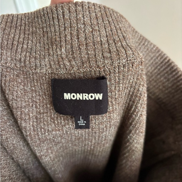 Monrow Ribbed Button Midi Skirt - Picture 4 of 4